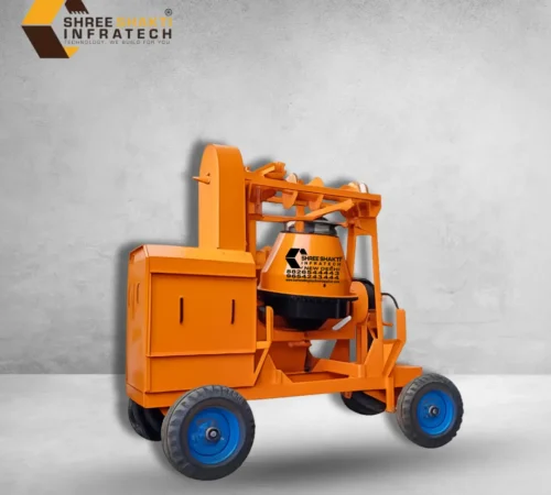 2 Pole Tower Lift Concrete Mixer Machine