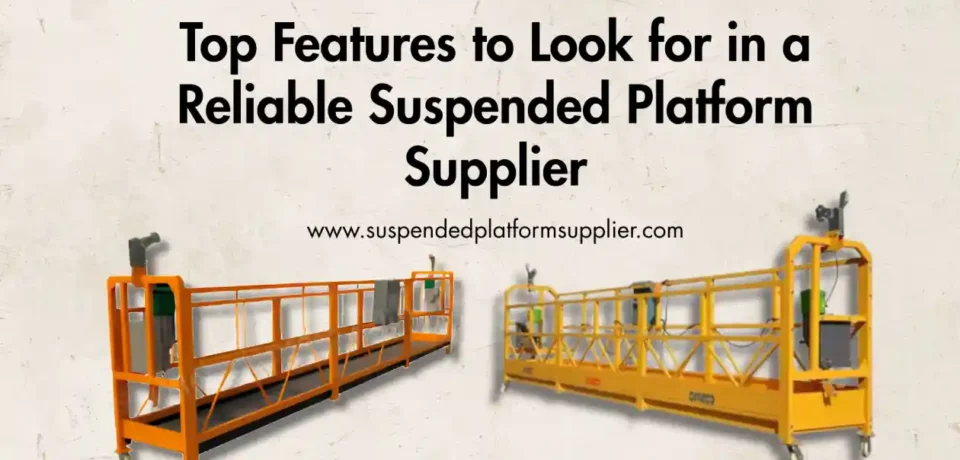Suspended Platform Manufacturer