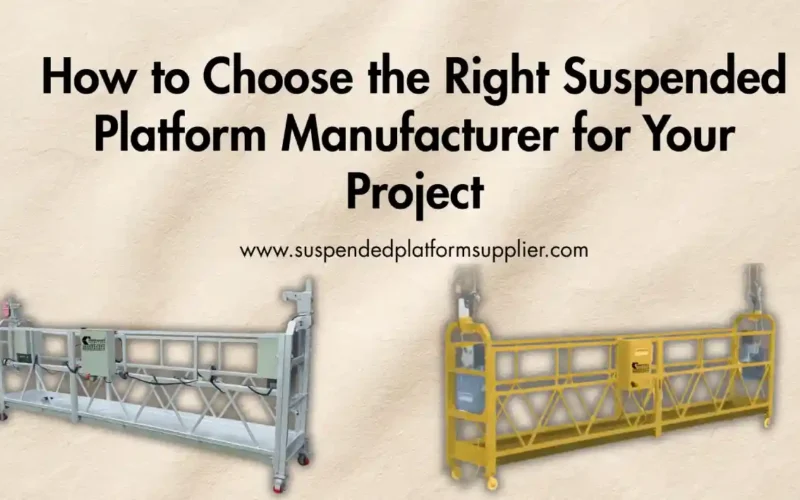 Suspended Platform Manufacturer