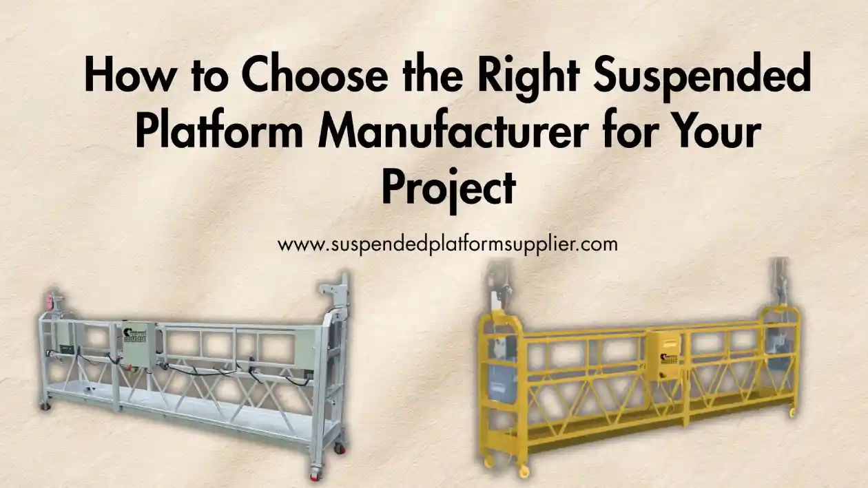 Suspended Platform Manufacturer