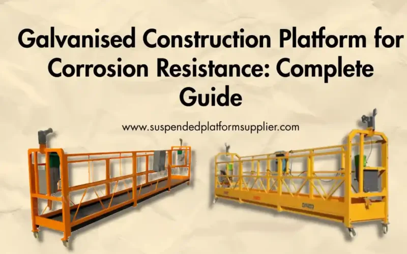Galvanised Construction Platform for Corrosion Resistance: Complete Guide