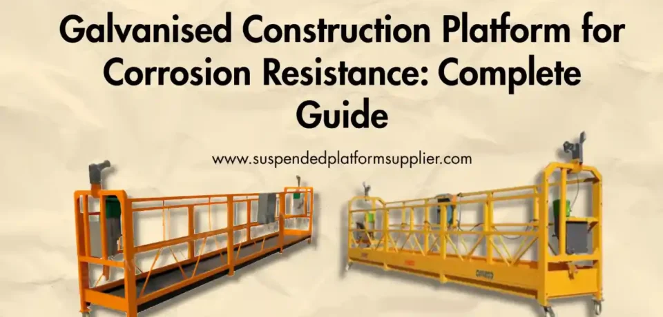 Galvanised Construction Platform for Corrosion Resistance: Complete Guide
