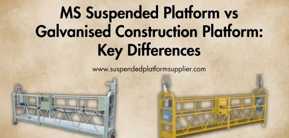 Suspended Platform Manufacturer