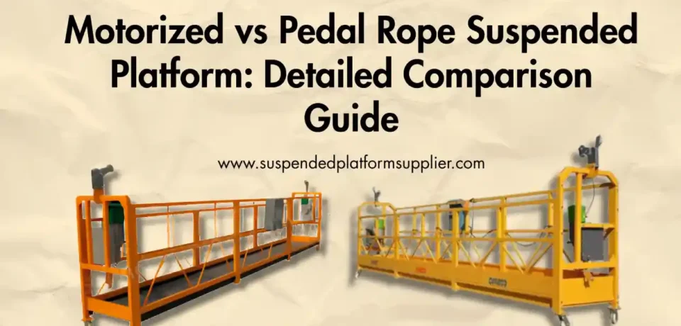 Suspended Platform Manufacturer