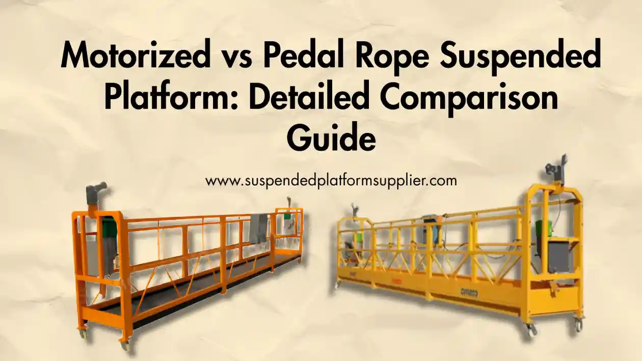 Suspended Platform Manufacturer